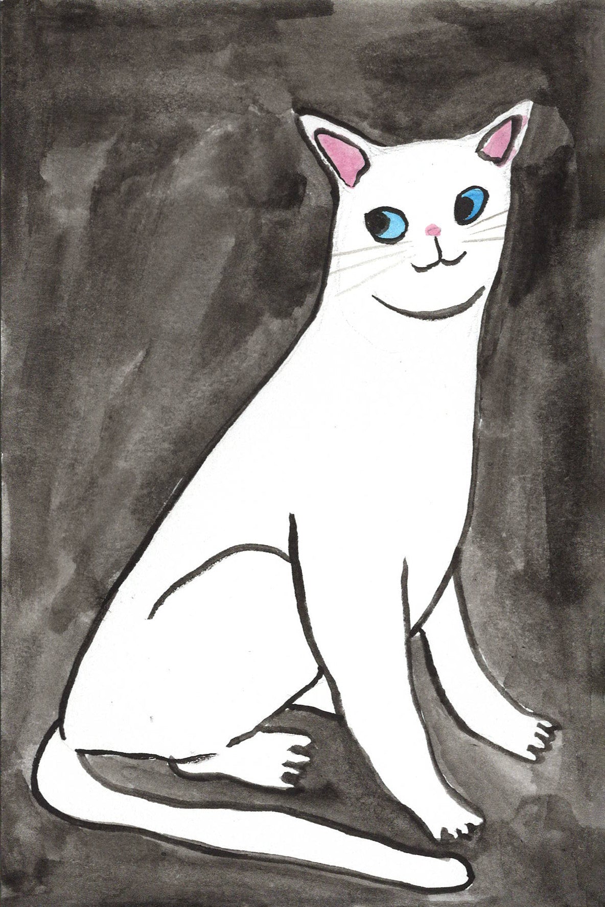 Cat Painting 008
