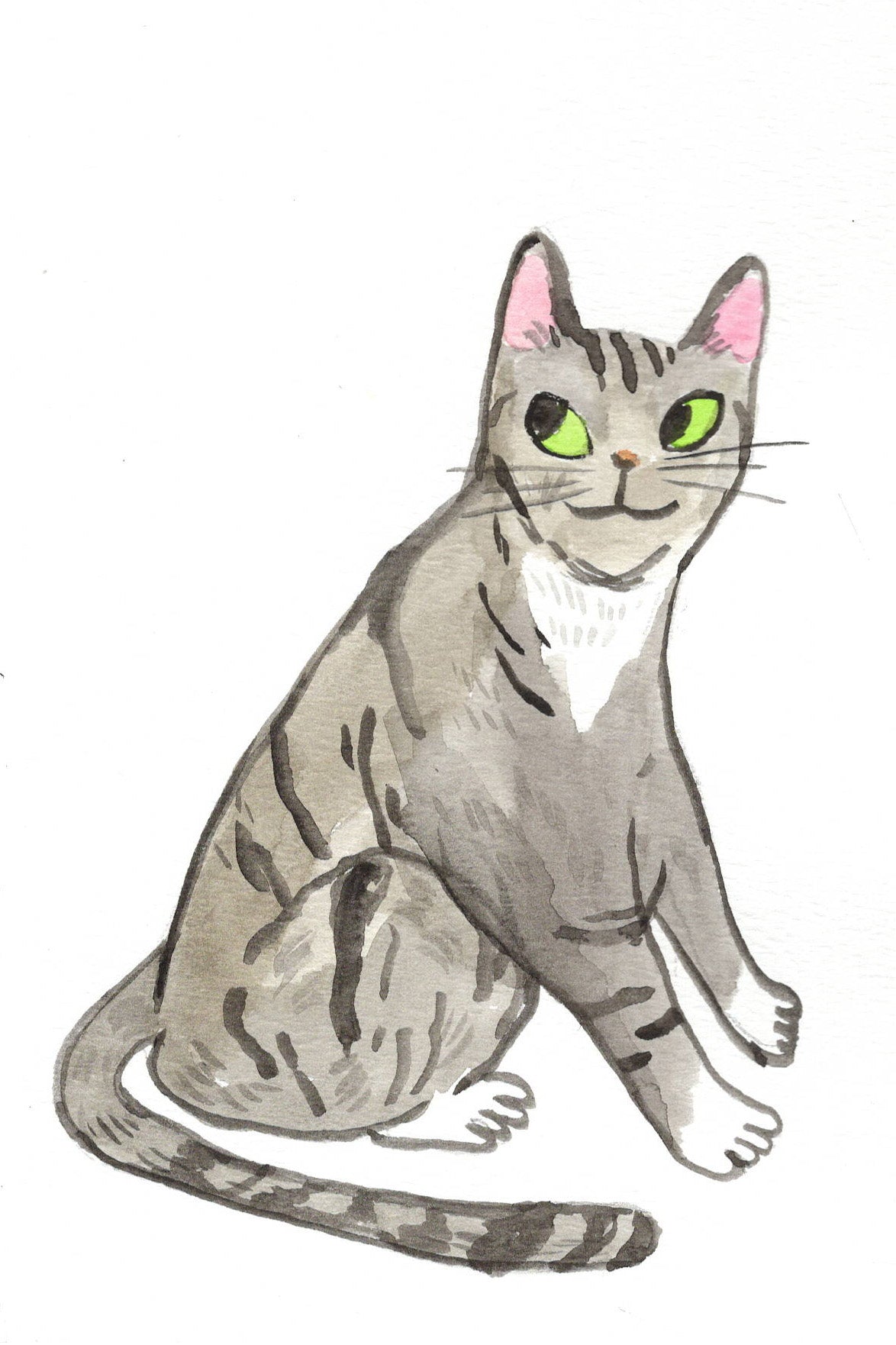 Cat Painting 009