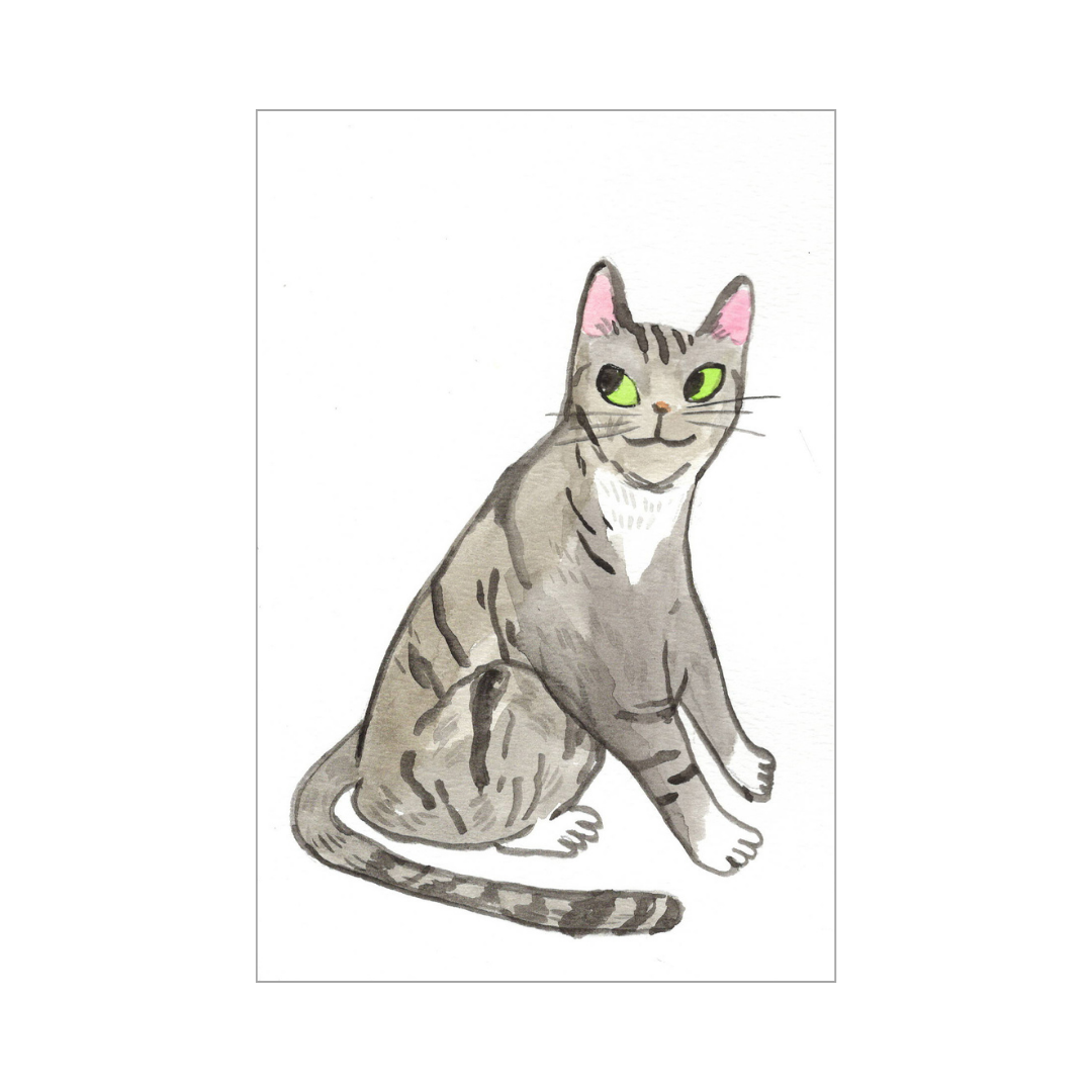 Cat Painting 009